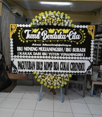 Papan Bunga di Aston Bogor